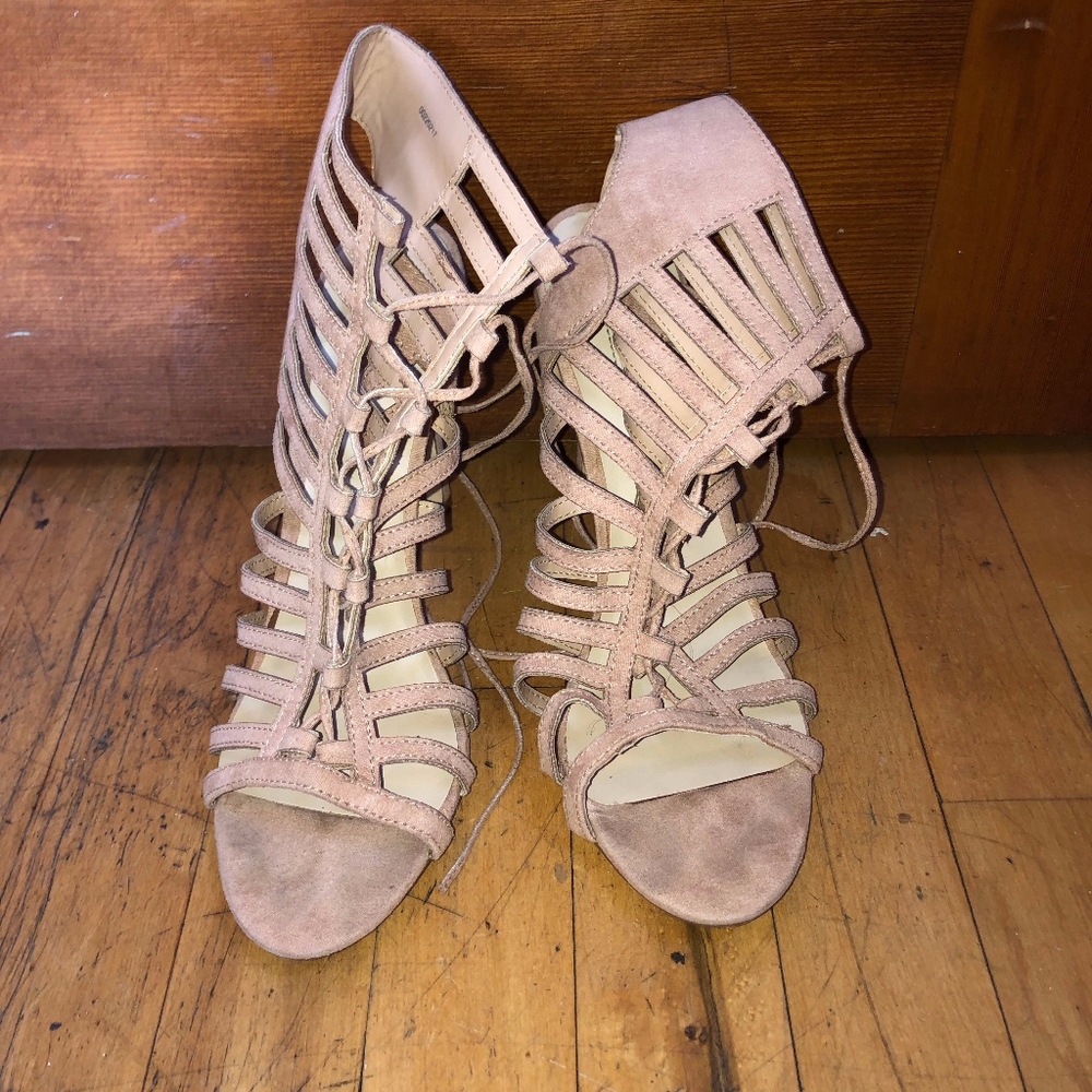Lace-Up Heels